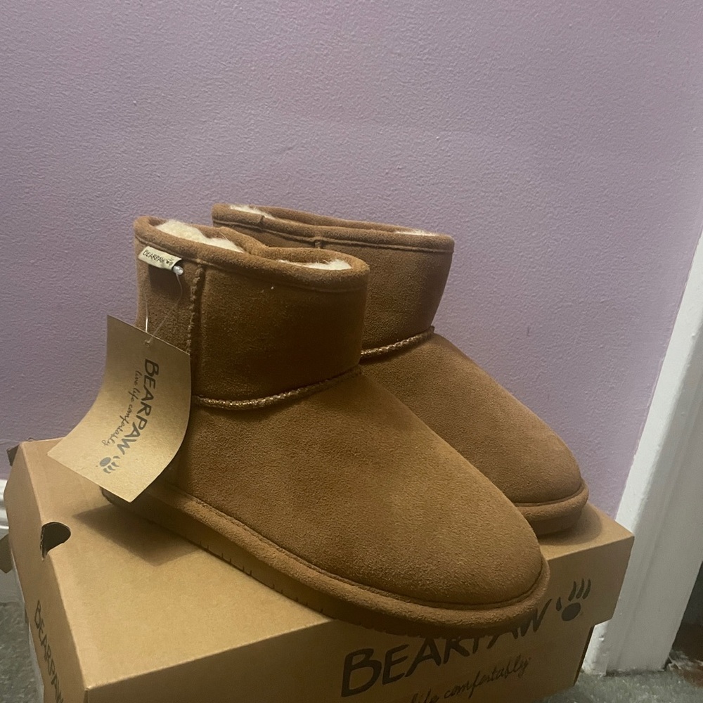 Bear paw mini boots